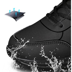 Fashion Men Running Shoes Winter Warm Men's Sneakers Anti-slip Male Walking Shoes Lace-up Leather Casual Shoes Soft 39-47 2024