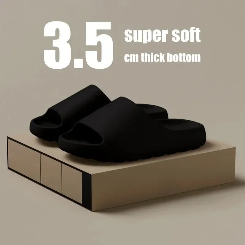 Coconut Slippers Cloud Thick-soled Sandals Summer Fashion Soft Bottom Beach Men Slippers Women's Sandals  EVA Slides