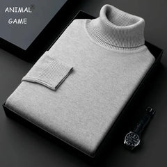 Sweatwear رجالي مكافحة بيلينغ عالية الجودة محبوك الياقة المدورة سترة سليم تيشيرت ضيق بأكمام طويلة البلوز بلون الاتجاه الرجال الملابس